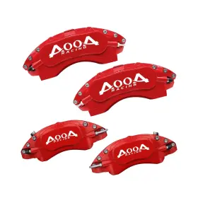 Ct5-rw Aooa Caliper Covers Disc Red With White Logo Brake Pai