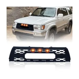 Apasqro Apfgl96ru Front Grille For 4runner 1996-2002 Bumper Mesh Grill Replacement With