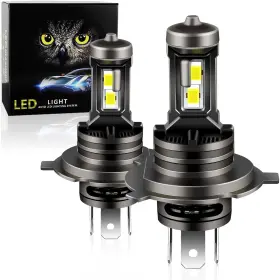 A5-h4 Apmat H4 Light Bulb 6000k Xenon White Lights Wireless 9003 Hb2 Bulbs Fog