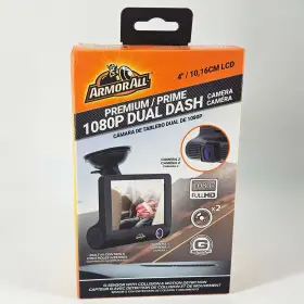 Adc2-1010-blk Armorall 1080p Dual Dash Cam Camera 4 Inch Lcd Armor New In Box