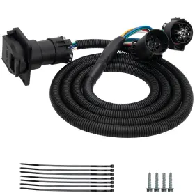 56070 Asdfght 13061 7-pin Trailer Wiring Harness Extension 5th Wheel 7 Pin Conne... Fast Ship