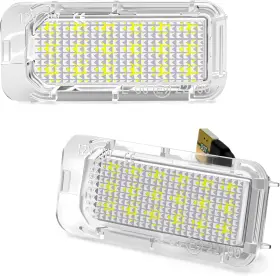 18-smd Asgohme 803173712066 Led License Plate Lights Bright White Tag Lamp Assembly Compatible With F