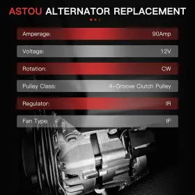 110626-5431-1555243341 Astou New Alternator Fit For Hyundai Elantra Replacement 2005 2006 Kia #2