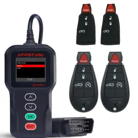 Ezk911-djc Atpstogo Dodge-4button Diy Key Fob Replacement Fits For Dodge Challenger Charger Durango Journey Chr
