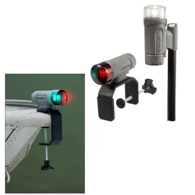 14194-7 Attwood Marine Paddlesport Portable Navigation Light Kit - C-clamp Screw Down Or Adhes