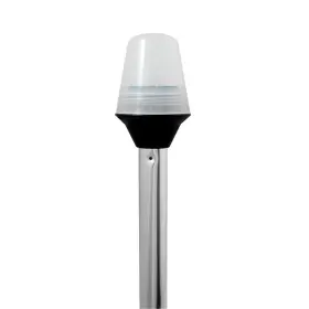 5110-36-7 Attwood Marine Frosted Globe All-around Pole Light With 2-pin Locking Collar - 12v