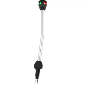 Nv6lc1-14a7 Attwood Marine Lightarmor Bi-color Navigation Pole Light - Angled 14 Inch