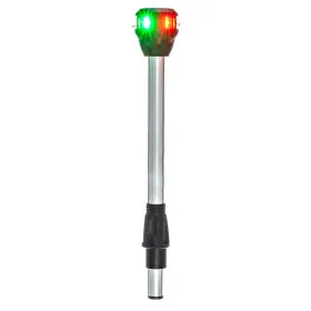 Nv6lc2-10-7 Attwood Marine Lightarmor Bi-color Navigation Pole Light With Task - Straight 10 Inch