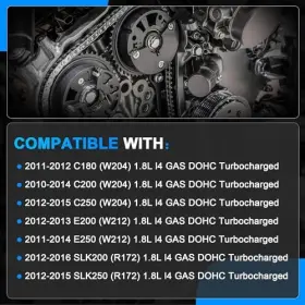 Bz-0001  Auceramic Timing Chain Kit With Camshaft Adjuster Compatible Mercedes Benz