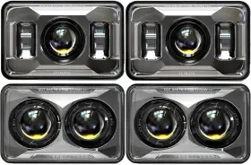 Dysy201210 Audexen 4x6 Inch Led Headlights 60w Dot Approved Compatible With Kenworth T