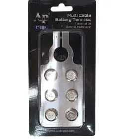 Bt-600p Audiopipe Aluminum 0ga/4ga/6ga Multi Cable Positive Battery Terminal #2