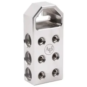 Bt-600scw Audiopipe Screw-on Aluminum 6-spot Gauge Universal Battery Terminal