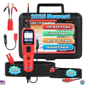 B0bw48dkfg Autel Automotive Circuit Tester 12-24v Power Probe Tool With 20ft Extension Cable