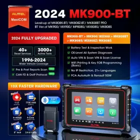 Mk900-bt Autel 2024 Maxicom Mk900bt Pro Auto Diagnostic Scanner Tool Canfd/doip 40 Reset #2
