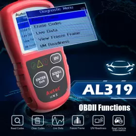 Al319 Autel Ms309 Al301 Al329 Al419 Autolink Obd2 Can Diagnostic Scanner Auto Fault Code Reader Tool Mil #2