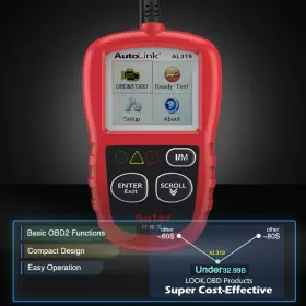 Al319 Autel Ms309 Al301 Al329 Al419 Autolink Obd2 Can Diagnostic Scanner Auto Fault Code Reader Tool Mil #3