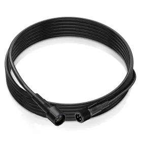Dpd4ft-2311 Auto Buero 4 Pcs 4ft 3 Pin Rgb Rock Light Extension Wire 4pcs Extensions Black