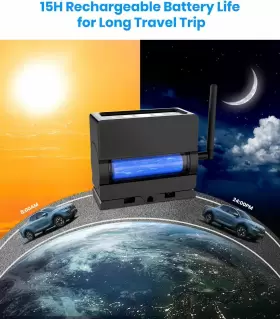Solar4b Auto-vox 5 Inch 1080p Monitor Solar Magnetic Wireless Backup Rear View Camera System #3