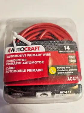 Ac471 Autocraft Automotive Primary Wire 14 Gauge 20ft