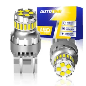 Autoone-us-74432f23-wx2-n Autoone 7440 7443 Led Bulb For Reverse Light 6000k White 2800lm 300% Brighte