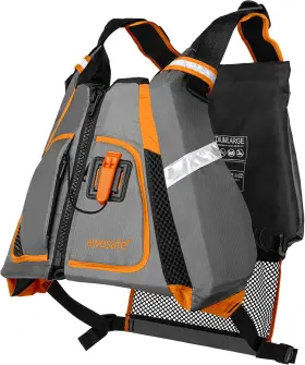 Hu-xi-143 Awesafe Adult Watersport Universal Vest X-large/xx-large Orange