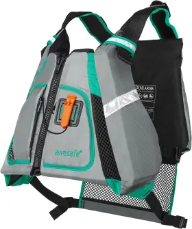 Hu-xi-201 Awesafe Adult Watersport Universal Vest X-small/small Aqua