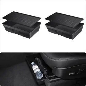 Ca170-2 Basenor 2025 Upgraded 2pcs Tesla Model Y Under Seat Storage Box Hidden Organ