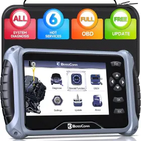 Bc Bosscomm 726084420441 Scanner Diagnostic Tool With 6 Service Resets Abs Bleeding/epb/sas/bms/oil Res