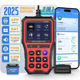 Obds529 Bingohive Bluetooth Obd2 Scanner With Battery Tester And Monitoring Life Test - Support