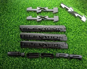 Bizinlumin Lighting 717325468445 Overlay Emblem 3d Letter Door Bedside Rear Tailgate Badge Nameplate Compatible
