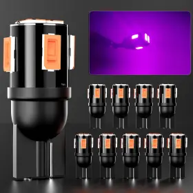 Bjzt106dp Bjz T10 194 168 Led Bulbs Pink 5630 Chipsets 2825 175 W5w Replacement Bul