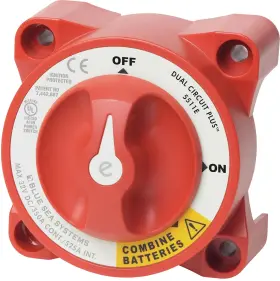 5511e Blue Sea Systems 5511 E-series Battery Switch Dual Circuit Plus 32v Dc