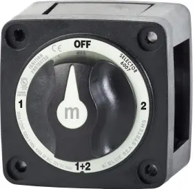 6007200-bss Blue Sea Systems 6007200 Battery Switch Mini - 4 Position Black