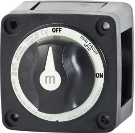 6010200-bss Blue Sea Systems 6010200 M-series Mini Battery Switch 300a 32v Dc Dual Circ