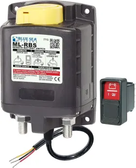7713 Blue Sea Systems 632085077129 Ml-rbs Remote Battery Switch 1 Count Pack Of Black