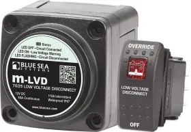 7635 Blue Sea Systems M-lvd Low Voltage Disconnect One Size Black