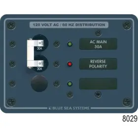 8029 Blue Sea Systems Ac Main Plus 1-position Breaker Panel New