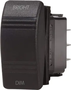 8291 Blue Sea Systems Contura Dimmer Control On -off- Spdt Switch Black