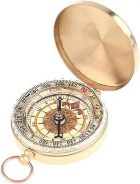 43215-6462 Bluesnail Ppbean Classic Pocket Style Camping Compass