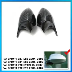 3566t433 Bmw E90 E92 E87 Mirror Cover Caps M Style Side Wing 05-13