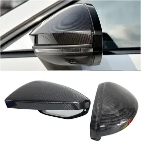 Bdl-rcfmcs678 Bodenla Real Carbon Fiberr Mirror Cover 1 Replacement For Audi A6 C8 A7 A8 2019-202