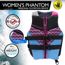 Body Glove 882930181963 Glove- Phantom Womens Evoprene Pfd-adult Life Jacket Medium Blue/pink #2