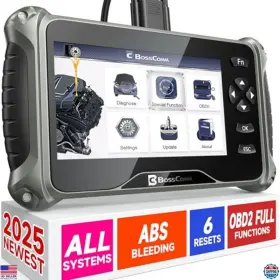 B09wdvy7lw Bosscomm Obd2 Scanner Car Code Reader All Systems Diagnostic Tool With 6 Resets