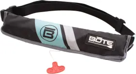 Bote 817116023911 Life Jacket Manual Inflatable Mechanism Teen To Adult One Size Black