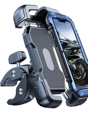 Bm-bk68 Bovemanx Motorcycle Phone Mount Holder 150mph Wind Anti-shake 7.2inch Big... Fast Ship