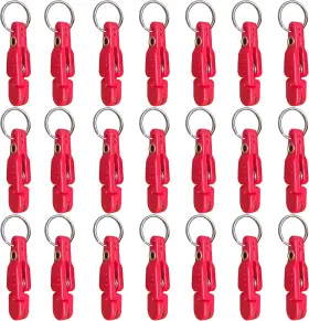 Fda008-10 Brand Funornam Heavy Tension Snap Release Clips For Weight Planer Board Medium Red 21pcs