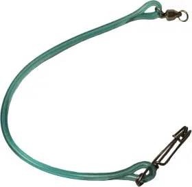 Pc-20 Brand Kufa Sports Trolling Snubber With Cannonball Snap 20-inch Green