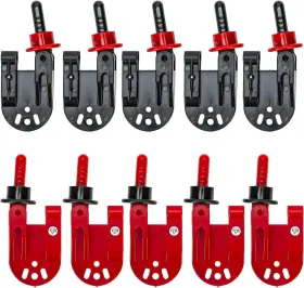 L0579429 Brand Yuqutum 10 Pcs Heavy Tension Snap Release Clips Fishing In-line Side Clip