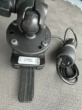 246672 Brodit Ram Mount Cradle With Cigerette Lighter Charger #2
