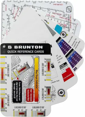 Brunton 080078919237 Quick Reference Card Set